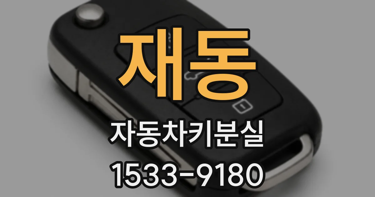 재동 자동차키분실