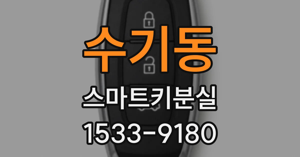 수기동 스마트키분실