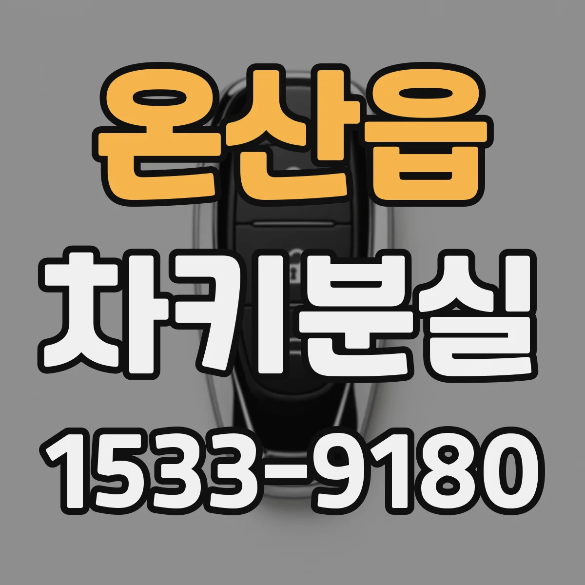 온산읍 차키분실