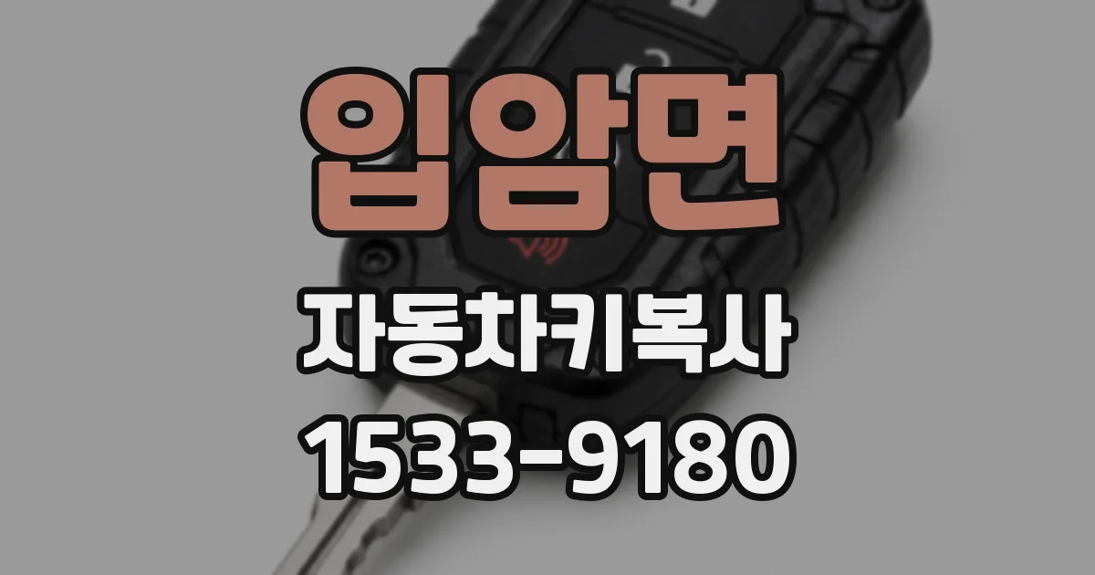 입암면 자동차키복사