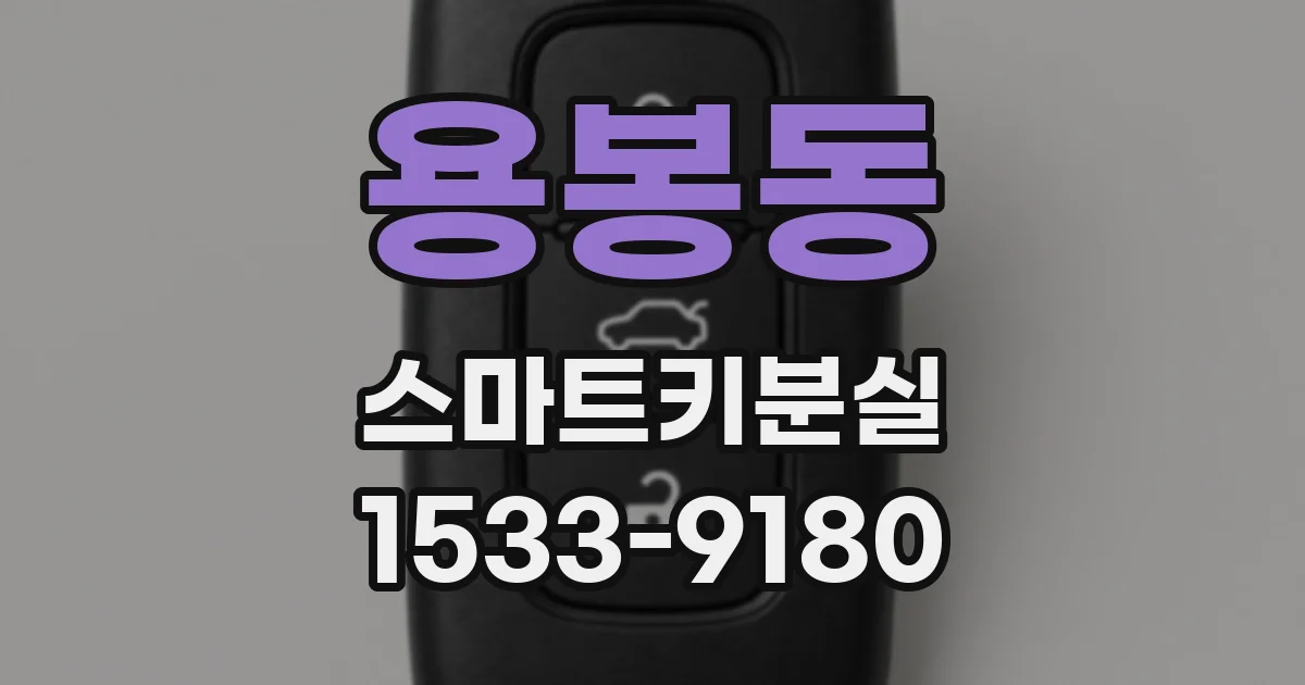 용봉동 스마트키분실
