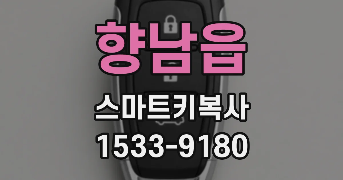 향남읍 스마트키복사