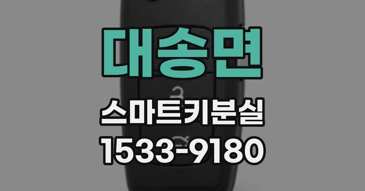 대송면 스마트키분실