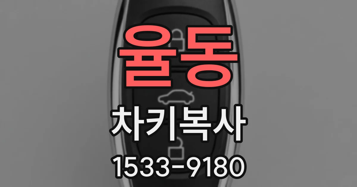 율동 차키복사