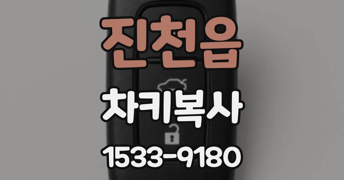 진천읍 차키복사