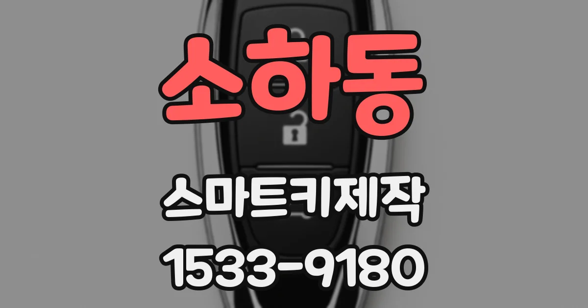 소하동 스마트키제작