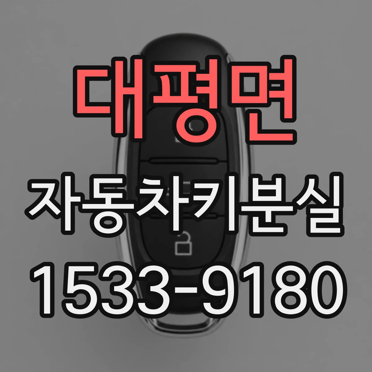 대평면 자동차키분실