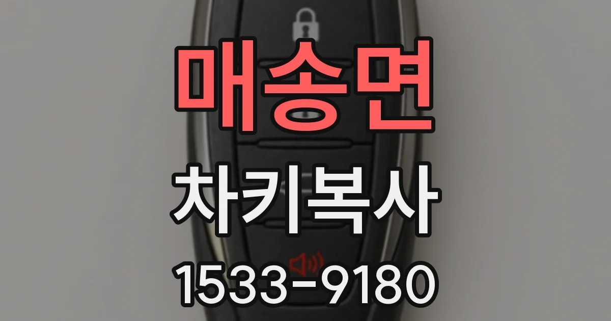 매송면 차키복사