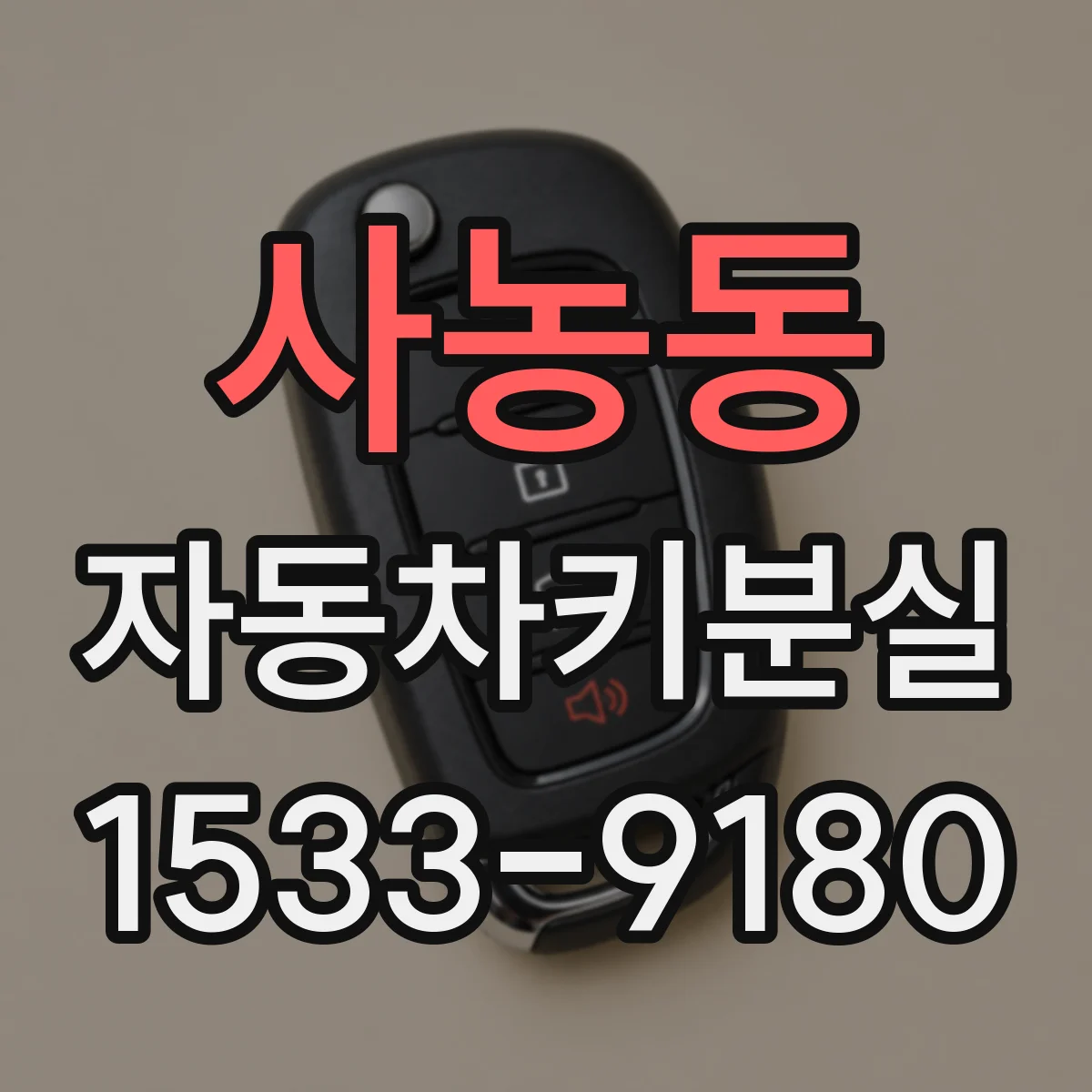 사농동 자동차키분실