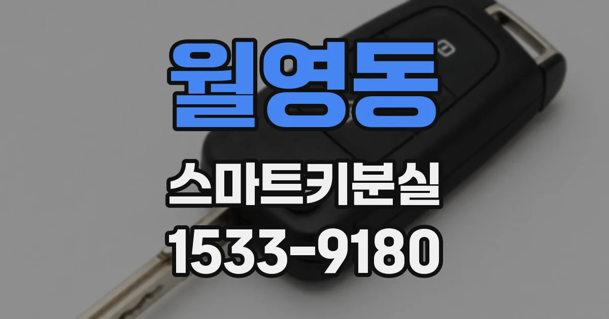 월영동 스마트키분실