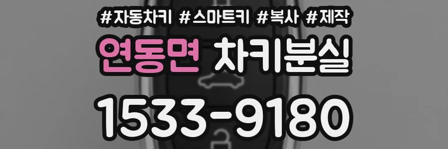 연동면 차키분실