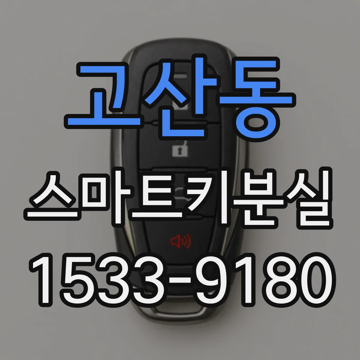 고산동 스마트키분실