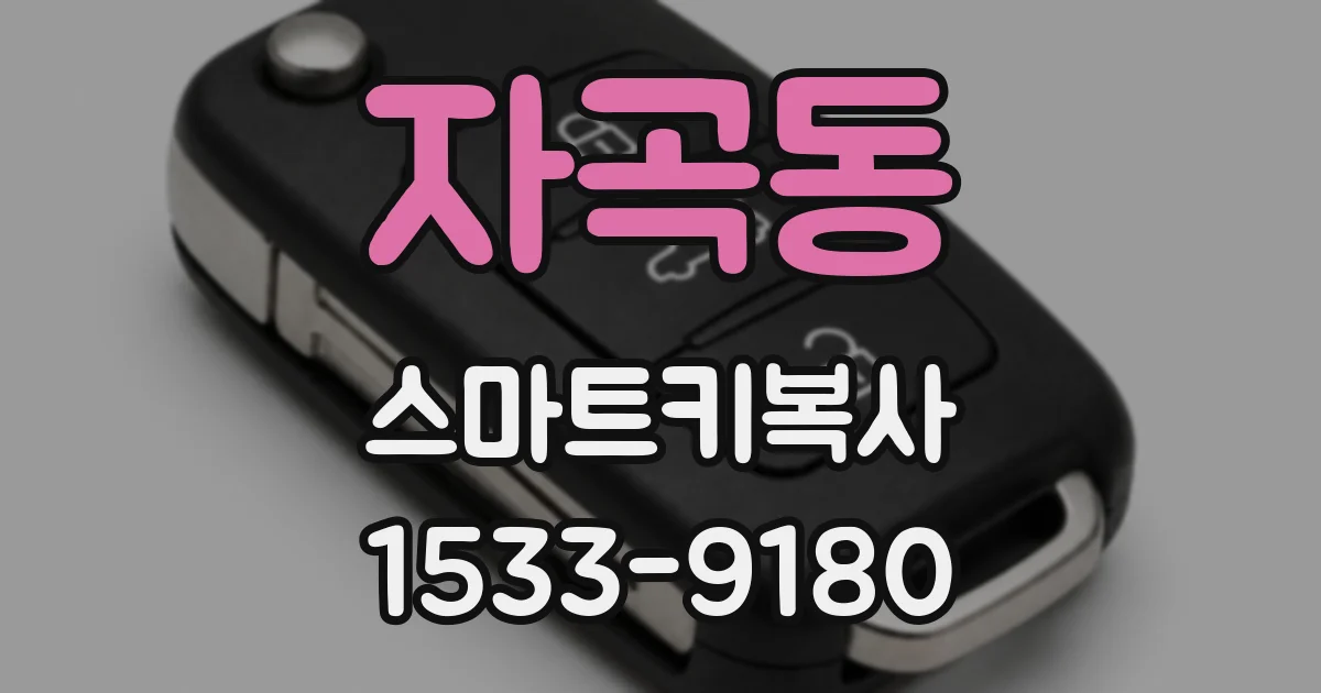자곡동 스마트키복사