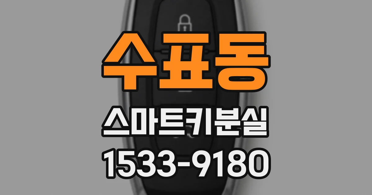 수표동 스마트키분실