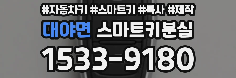 대야면 스마트키분실