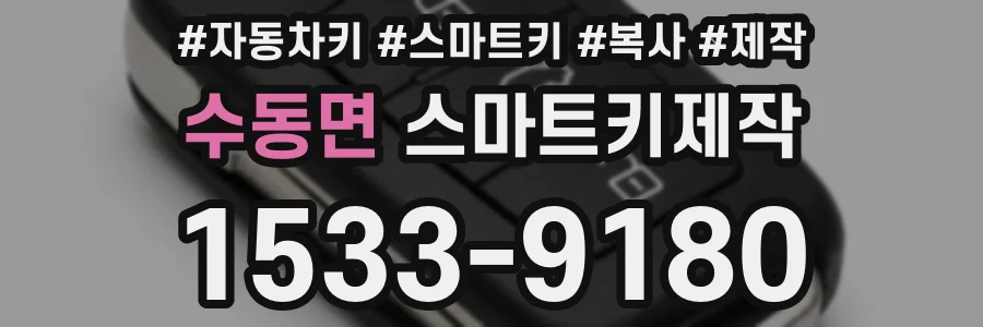 수동면 스마트키제작