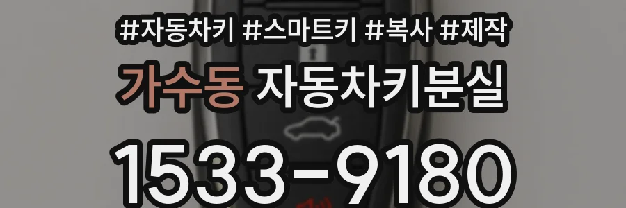 가수동 자동차키분실