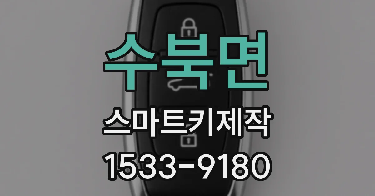 수북면 스마트키제작
