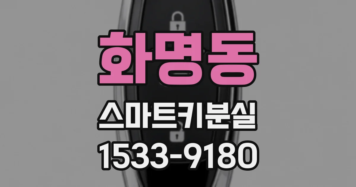 화명동 스마트키분실