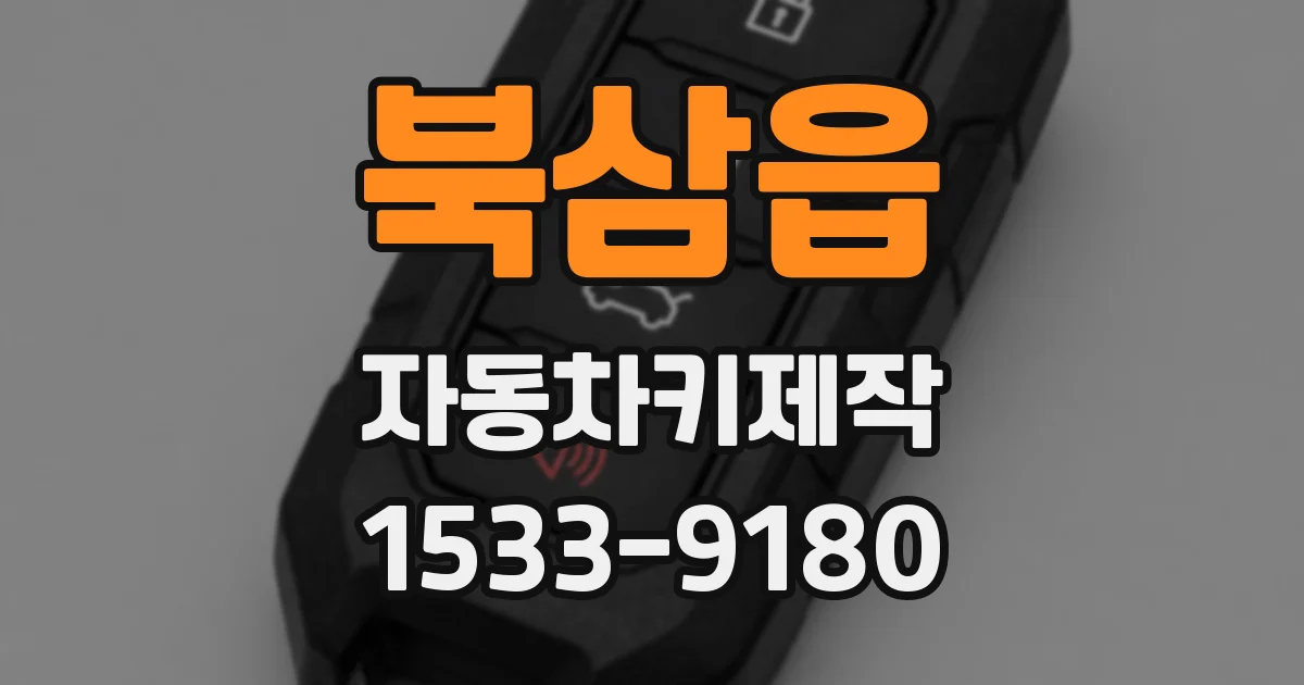 북삼읍 자동차키제작