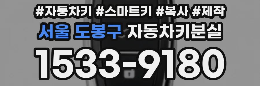 서울 도봉구 자동차키분실