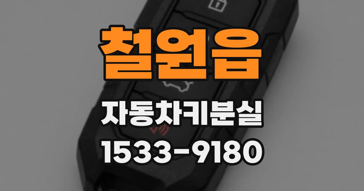 철원읍 자동차키분실