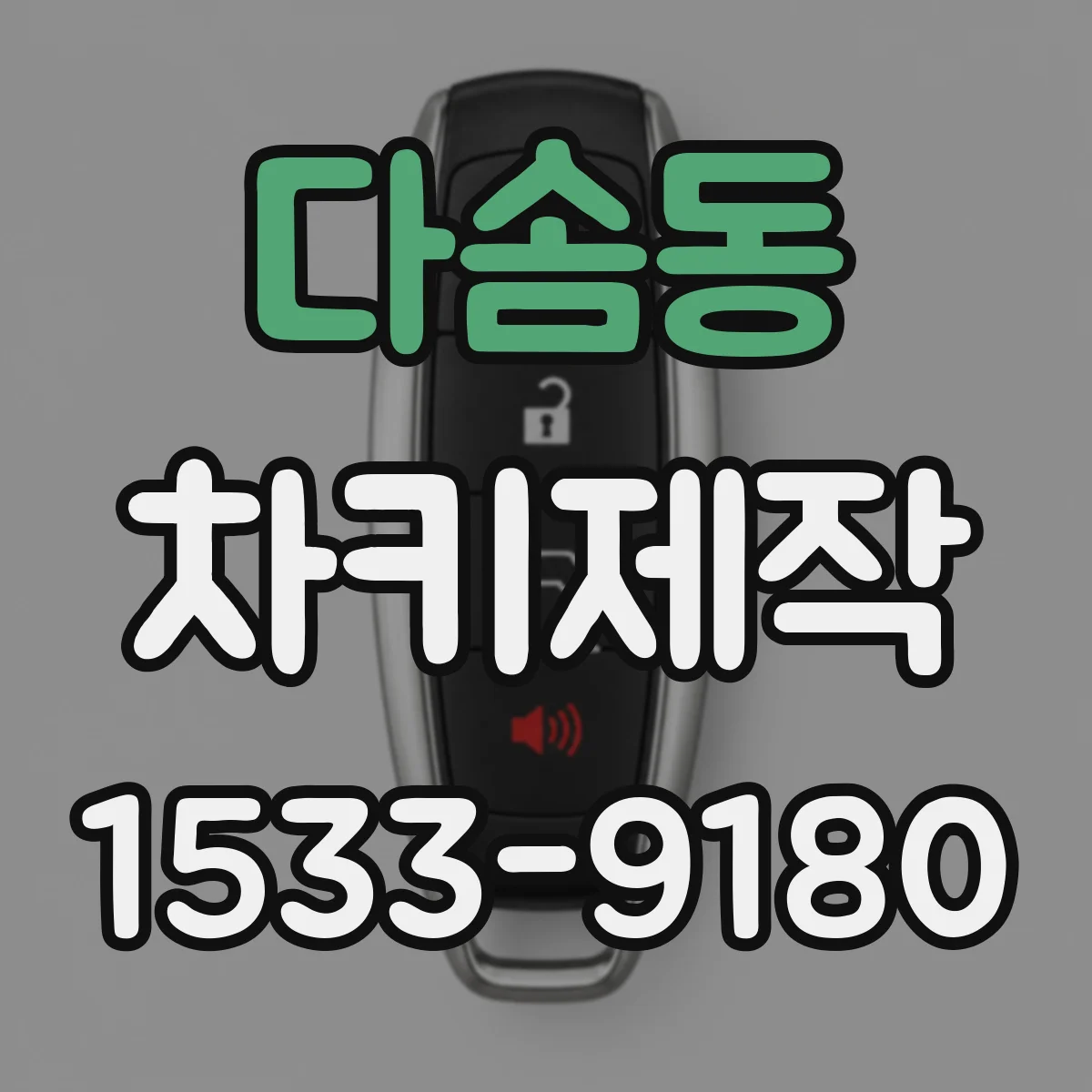 다솜동 차키제작