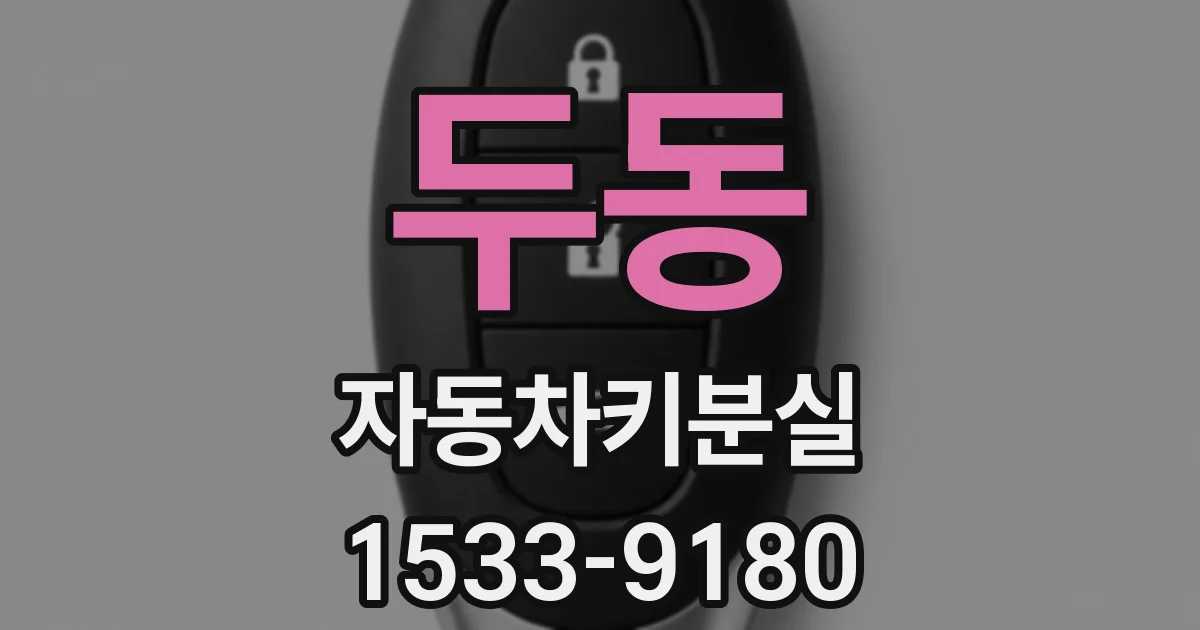 두동 자동차키분실