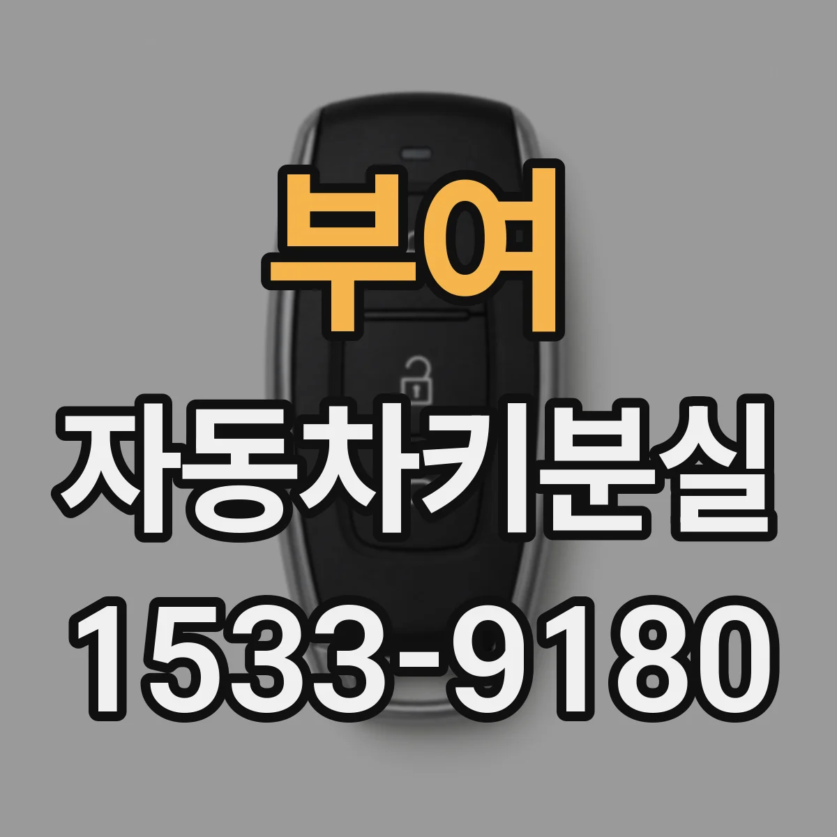 부여 자동차키분실