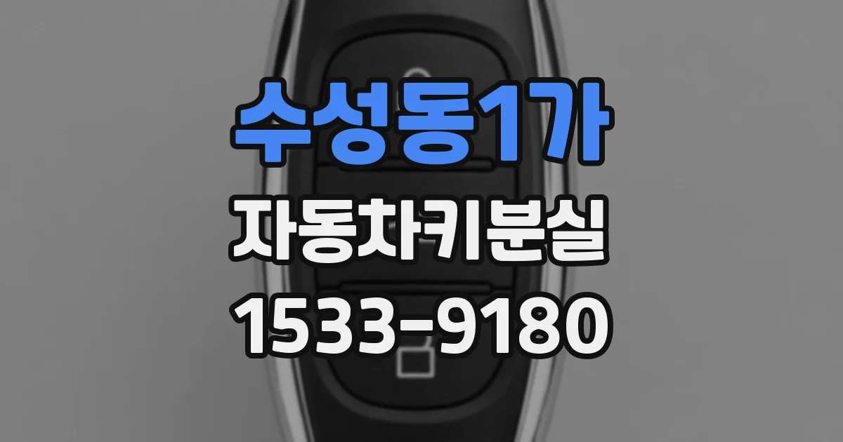 수성동1가 자동차키분실