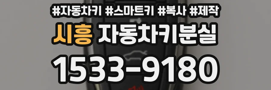 시흥 자동차키분실
