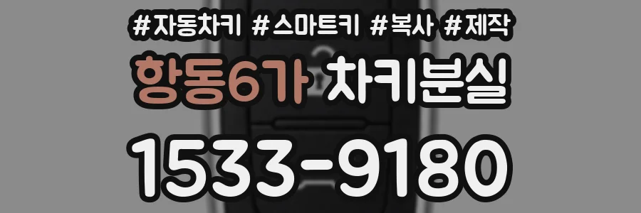 항동6가 차키분실