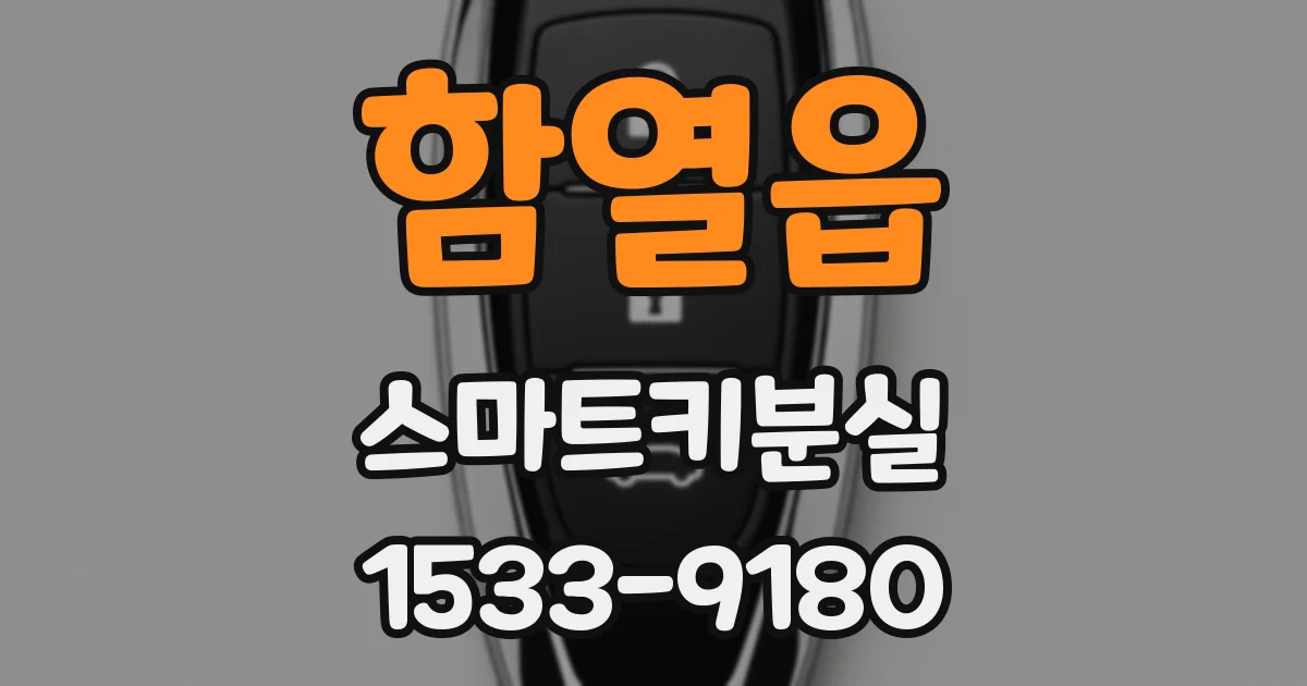 함열읍 스마트키분실