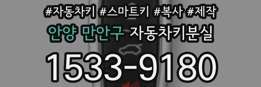 안양 만안구 자동차키분실