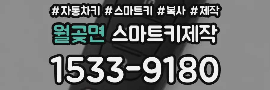 월곶면 스마트키제작