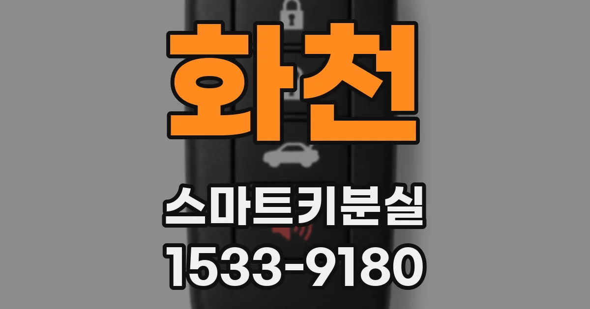 화천 스마트키분실
