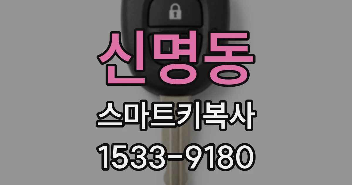 신명동 스마트키복사