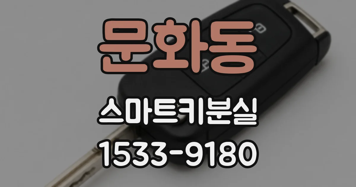 문화동 스마트키분실