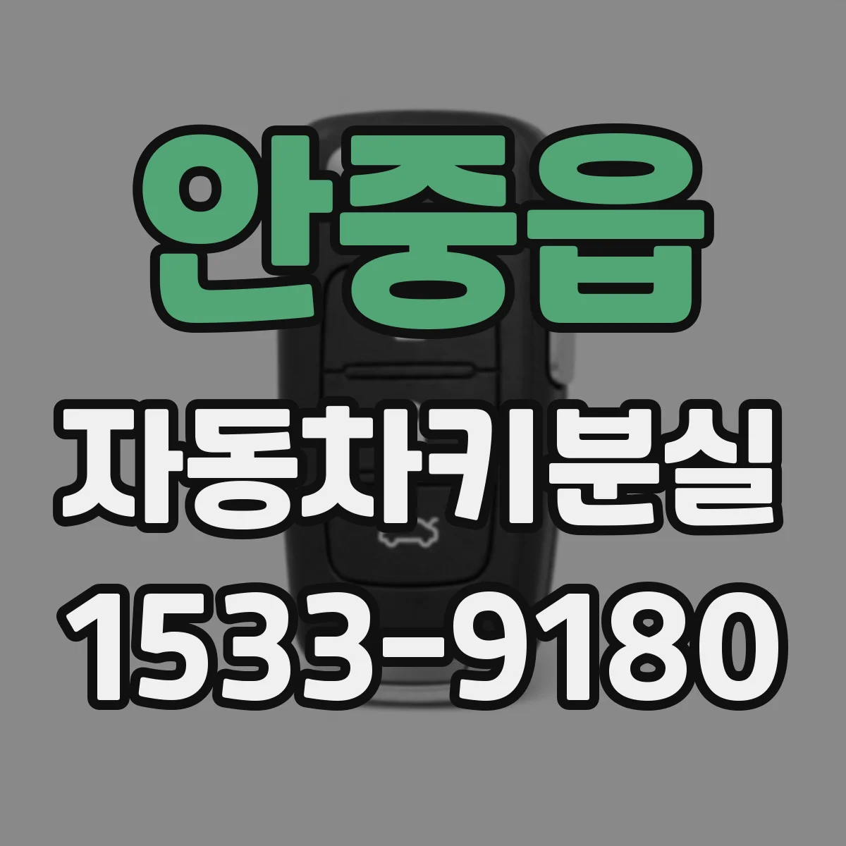 안중읍 자동차키분실