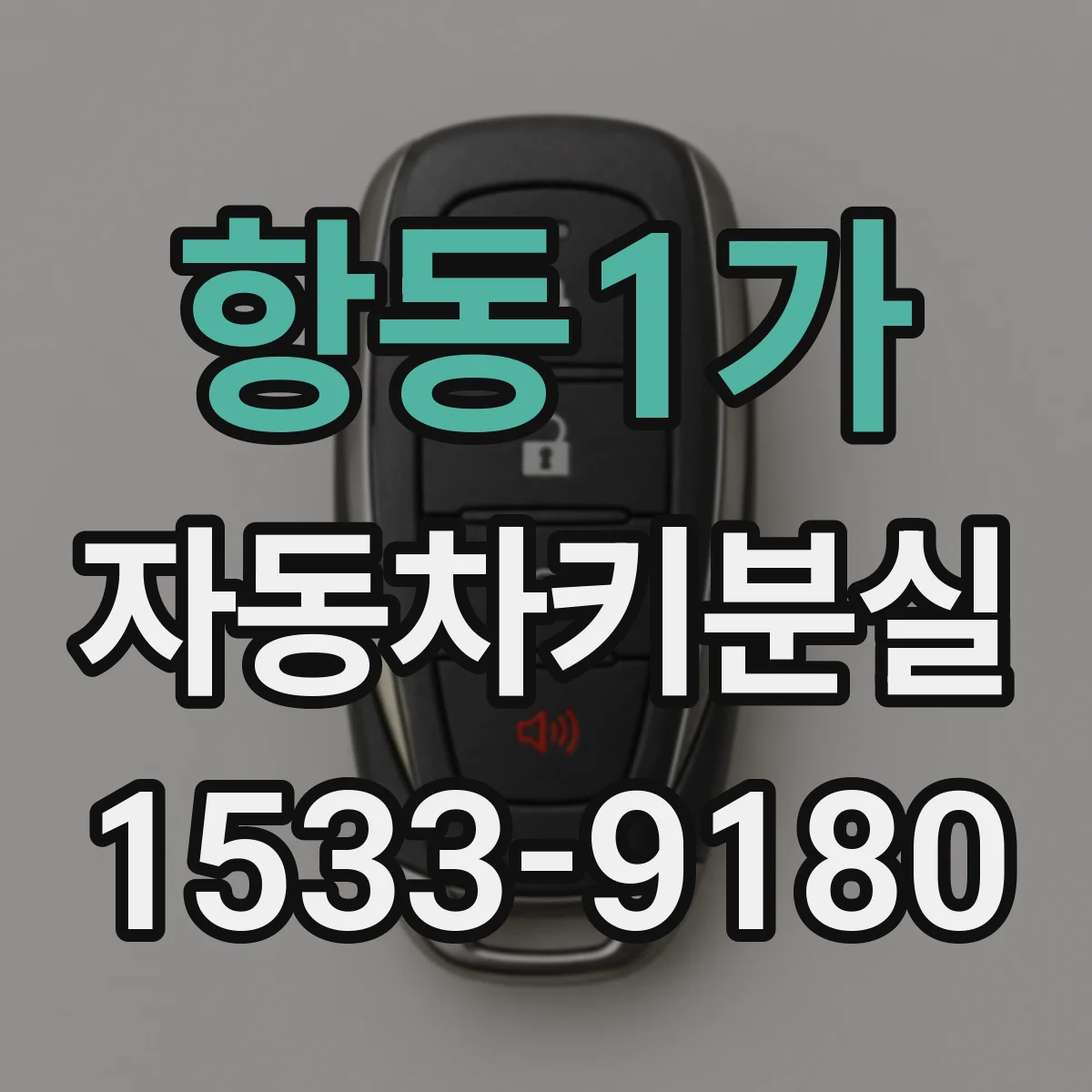 항동1가 자동차키분실
