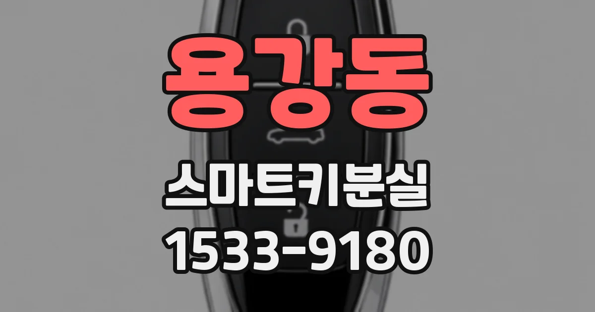 용강동 스마트키분실