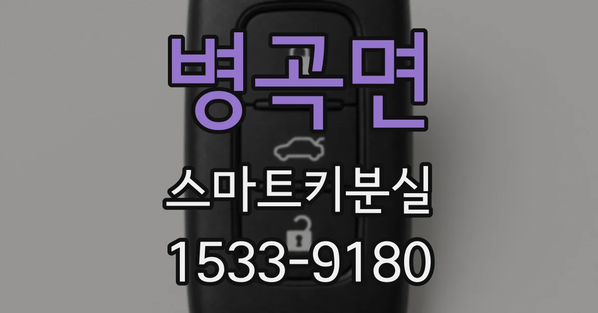 병곡면 스마트키분실