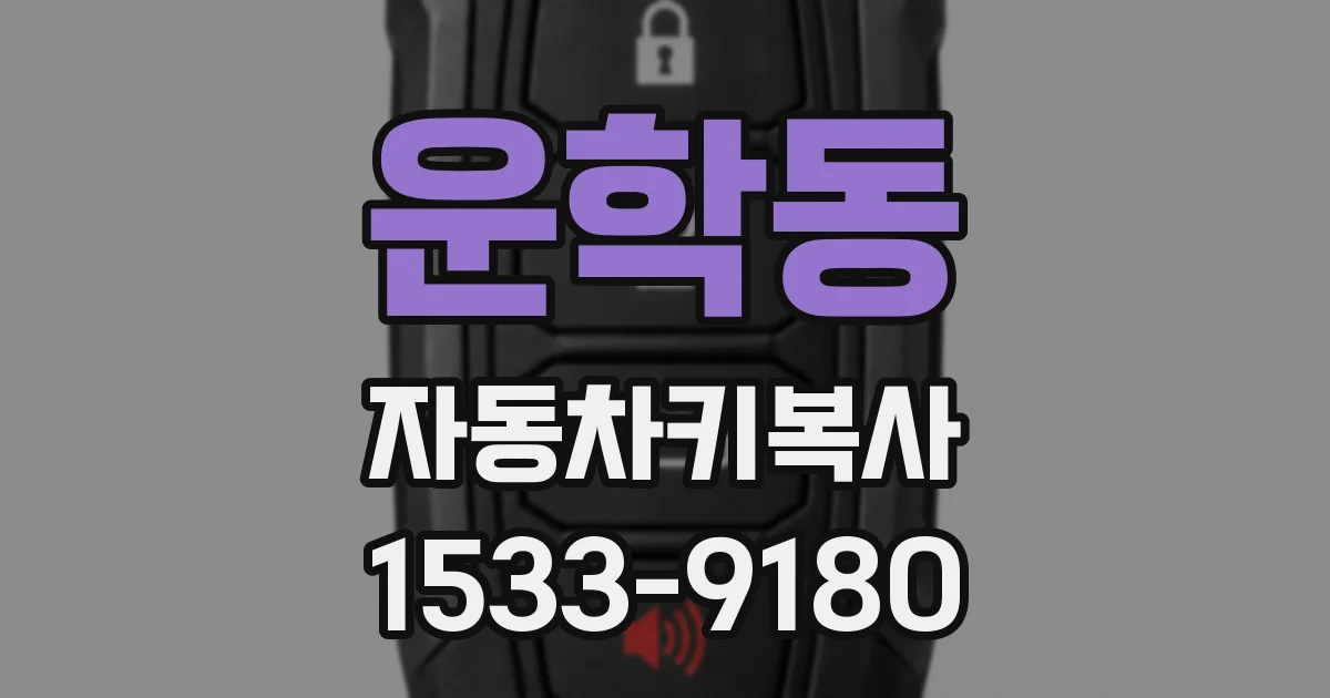 운학동 자동차키복사