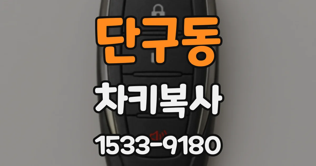 단구동 차키복사