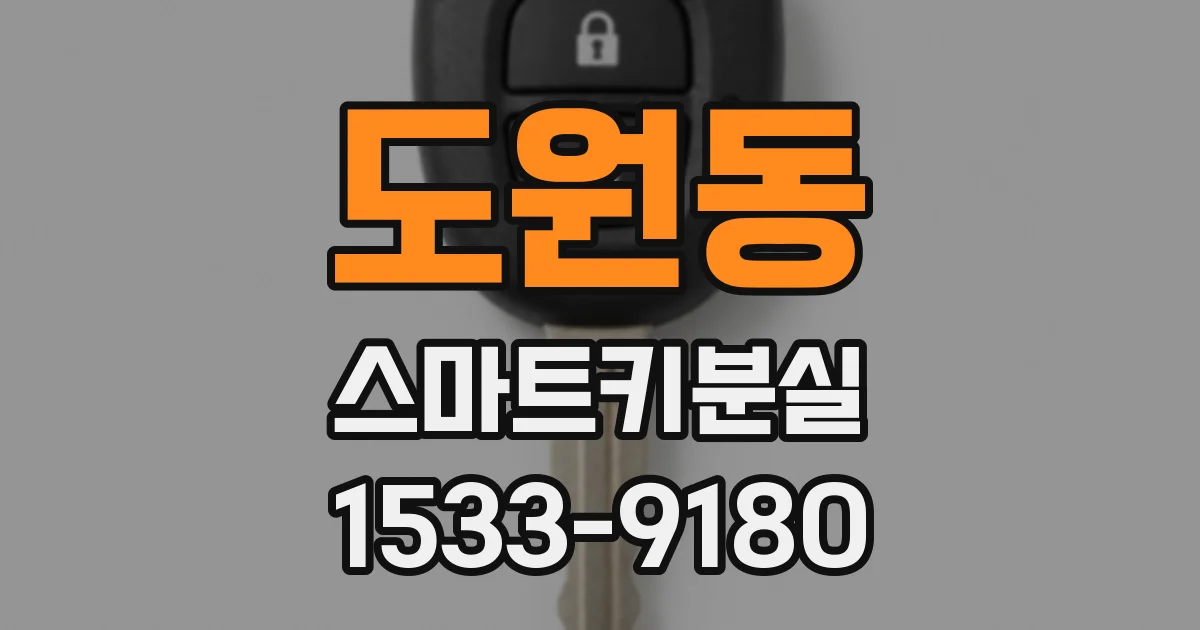 도원동 스마트키분실