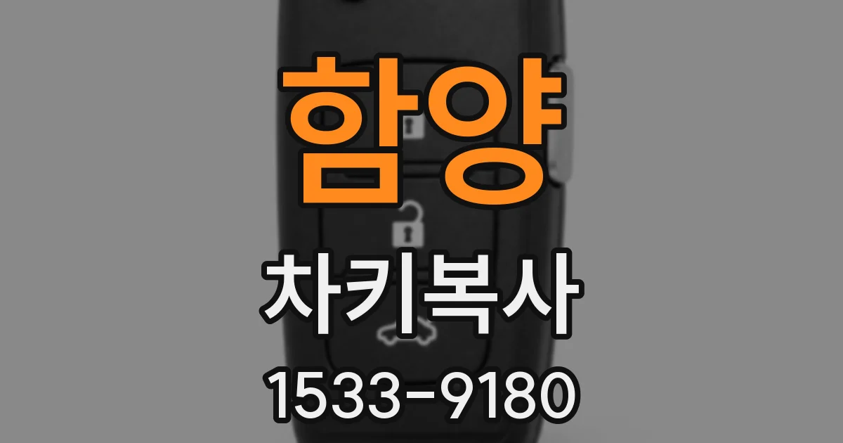함양 차키복사