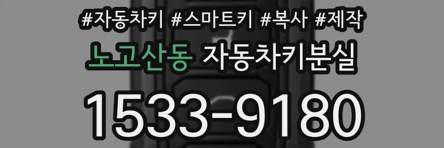 노고산동 자동차키분실