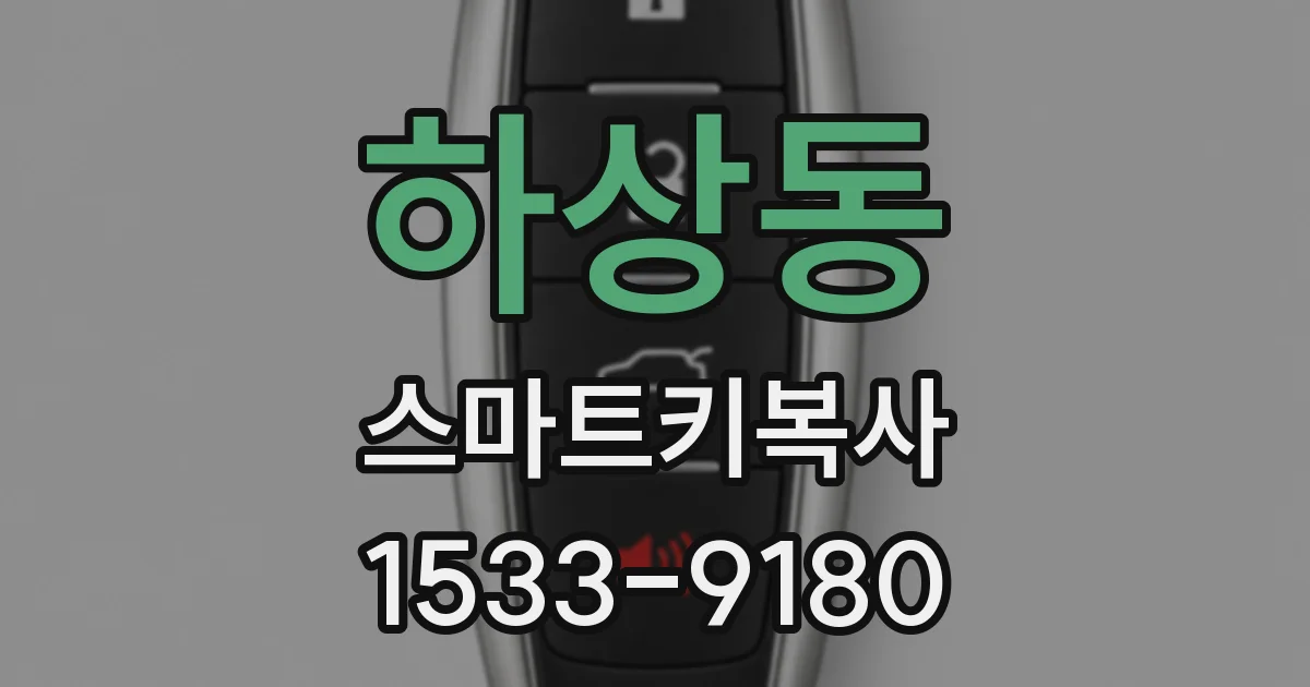 하상동 스마트키복사