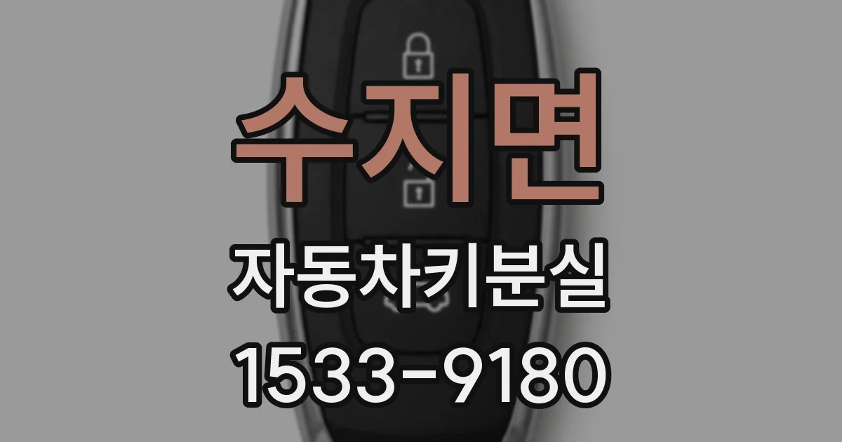 수지면 자동차키분실