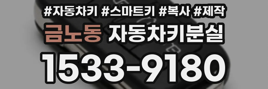 금노동 자동차키분실